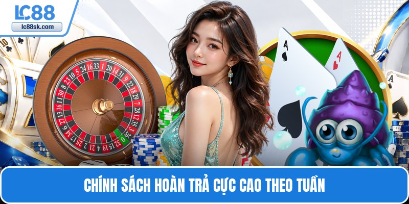 Chính sách hoàn trả cực cao theo tuần