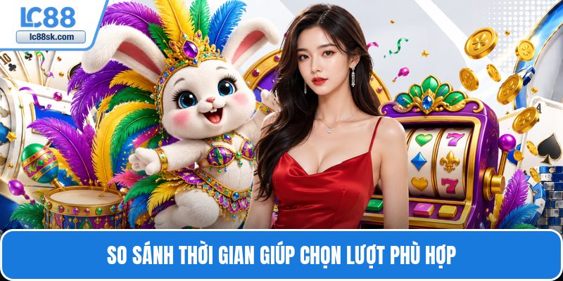 So sánh thời gian giúp chọn lượt phù hợp